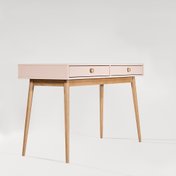 escrivaninha liva 2 gavetas rosa 3