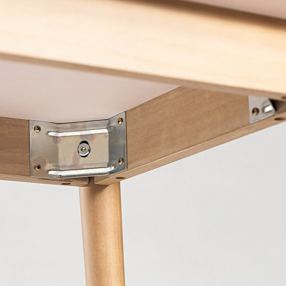 escrivaninha liva 2 gavetas rosa 12