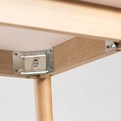 escrivaninha liva 2 gavetas rosa 12