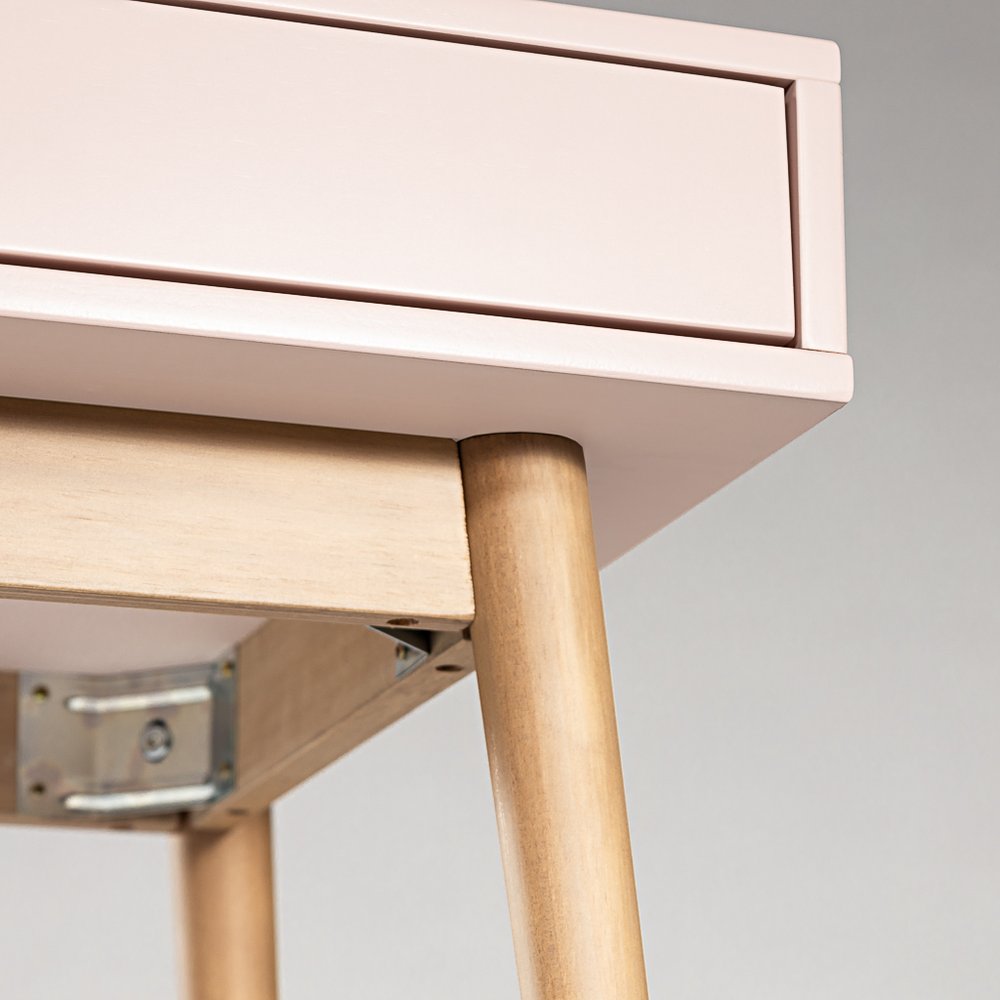 escrivaninha liva 2 gavetas rosa 13