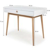 escrivaninha liva 1 gaveta cotas