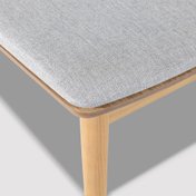 banco estofado cinza claro 4