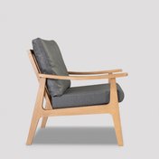 poltrona ripada com almofadas grafite 3