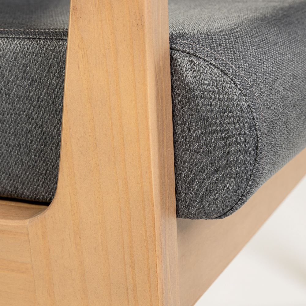 poltrona ripada com almofadas grafite 8