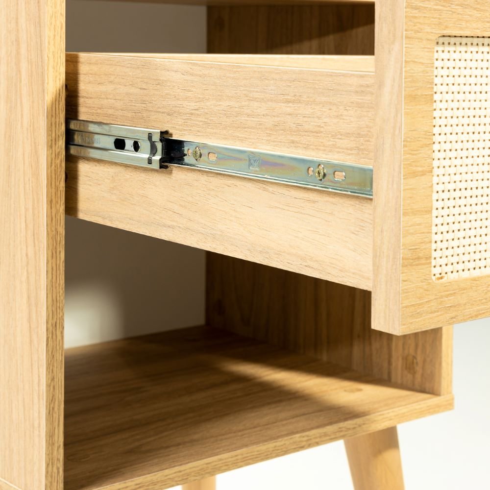 mesa de cabeceira ivvie 1 gaveta telinha ratan 6