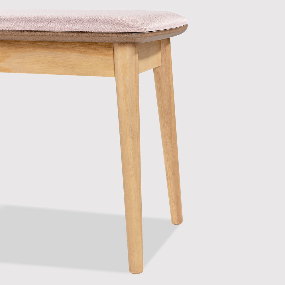 banco estofado rosa 6