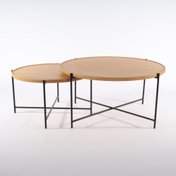 mesa de centro gold preta alta 5