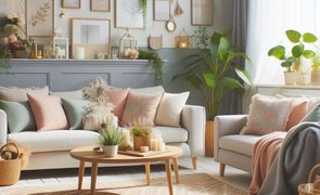 Linda decoração da sala