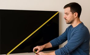 tamanho tv