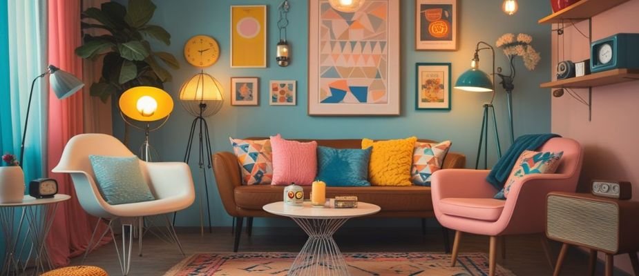 Estilo Retrô na Decoração: Nostalgia com Toque Moderno