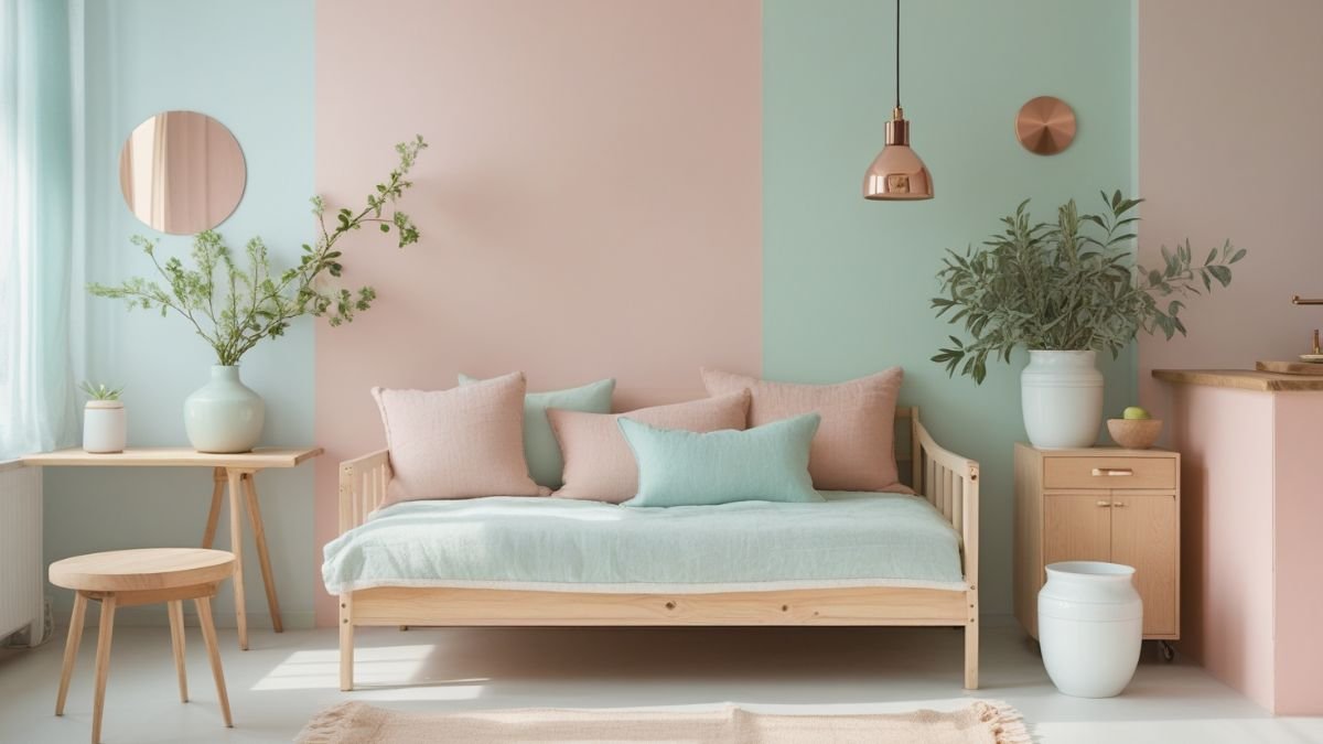 tons pastel na decoracao