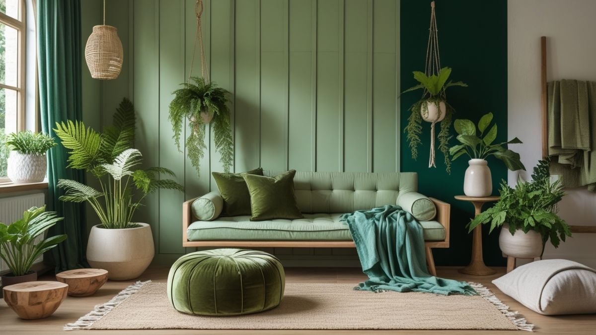 tons verdes na decoracao
