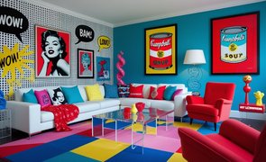 Estilo de Decoração Pop Art