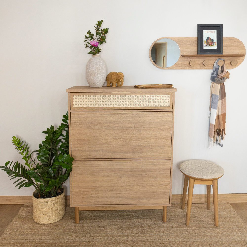 Sapateira Mancebo Shay e Banqueta