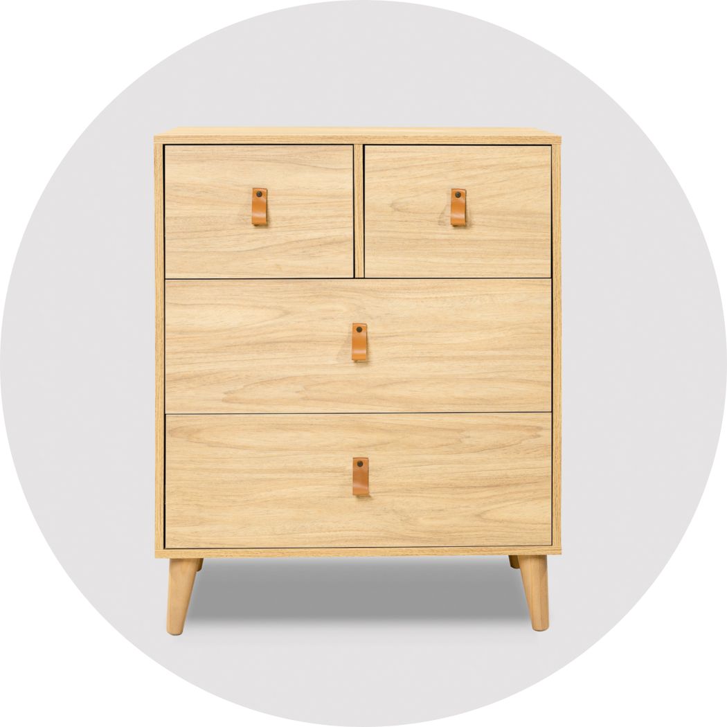 C&ocirc;moda Ivvie 4 Gavetas