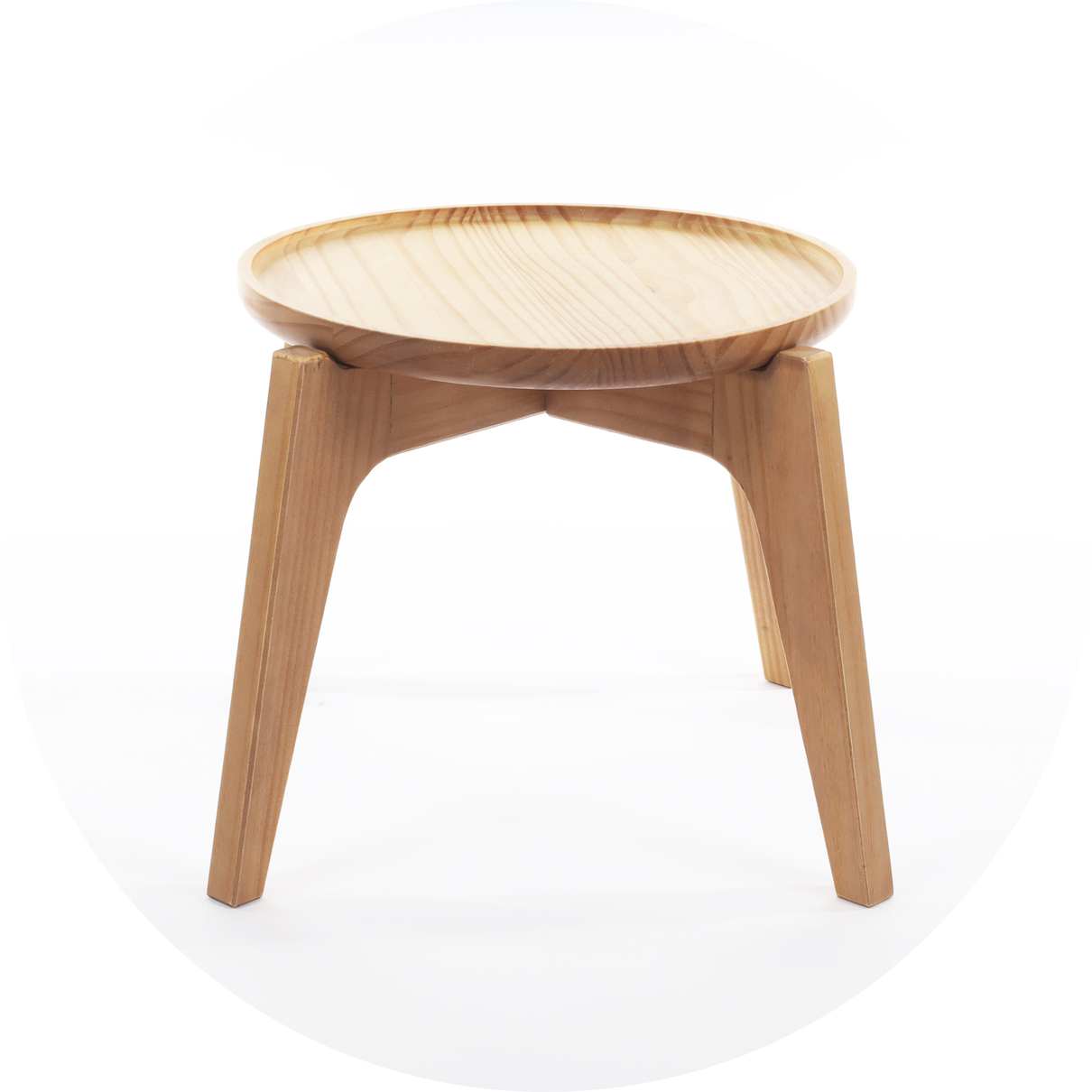 Mesa Lateral Bandeja Mel Escuro