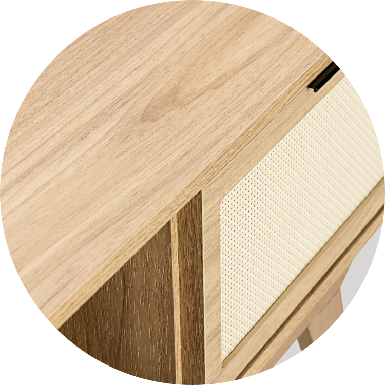 Rack Alia 2 Portas 90 cm | Tauari - Telinha Rattan