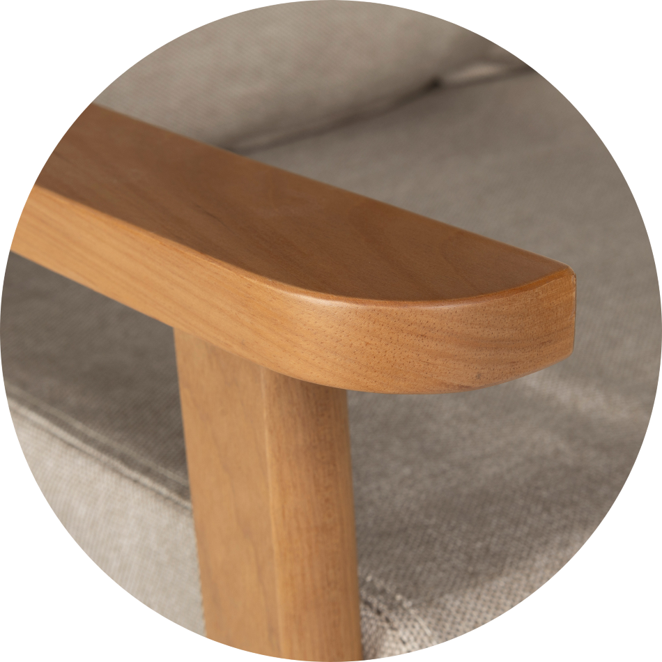 Poltrona Callie Bege - Imagem 3