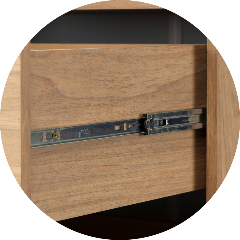 Detalhes Cômoda Kaki