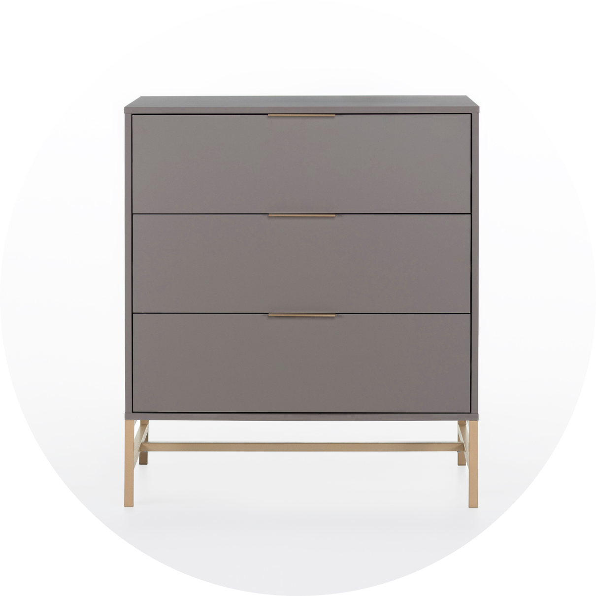 C&ocirc;moda Square 3 Gavetas