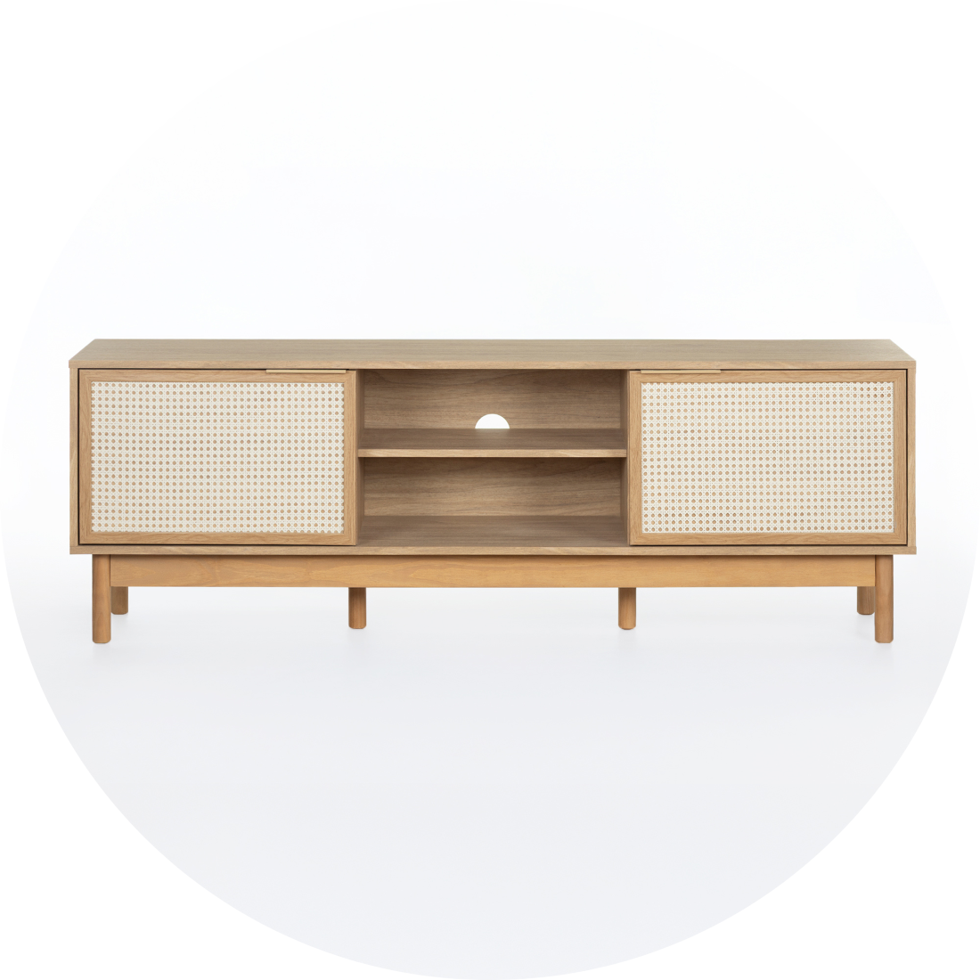 Rack Kaki 2 Portas 1 Nicho | Tauari - Telinha Portuguesa