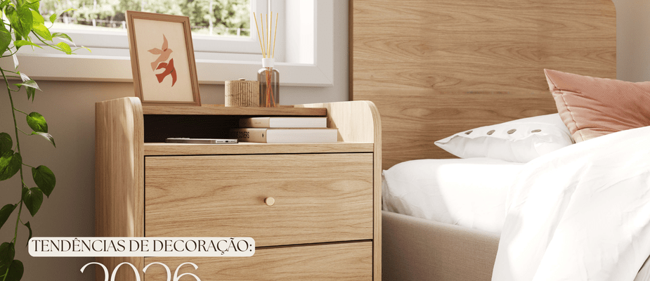 Tendências na Decoração para 2026: O que muda nos ambientes e nos móveis