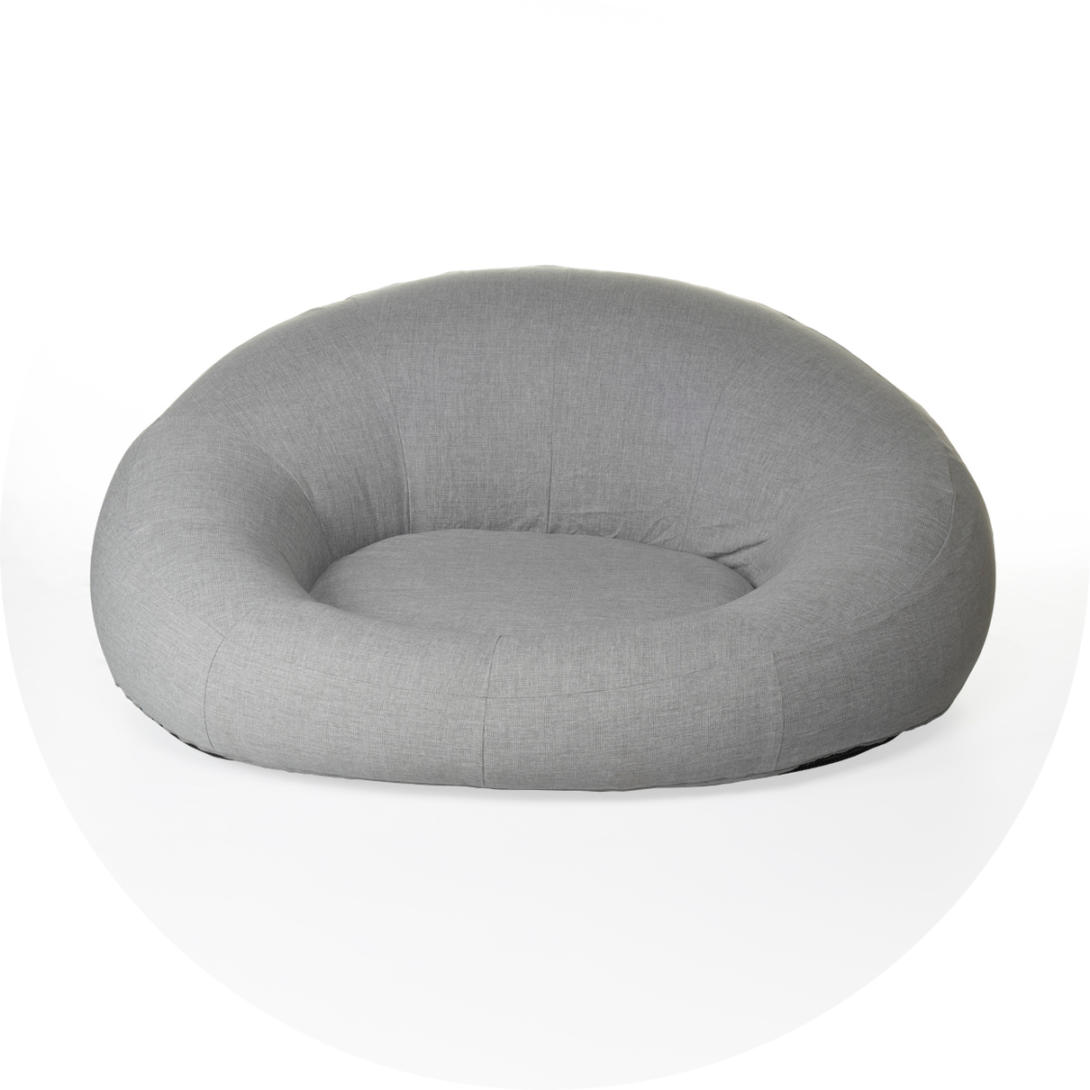 Puff Infl&aacute;vel Cinza