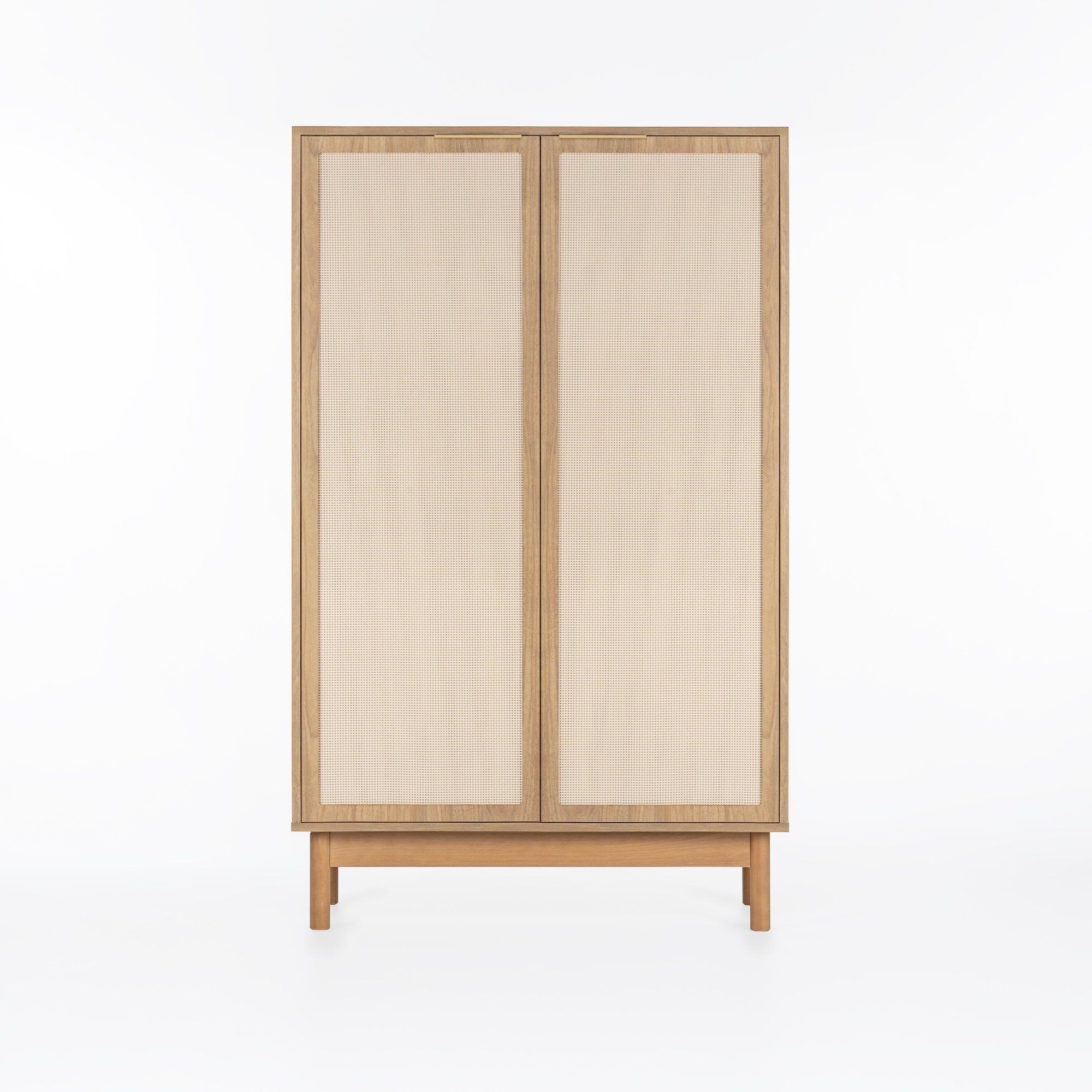 Armário Kaki 2 Portas 86 cm x 34 cm - Tauari - Telinha Rattan