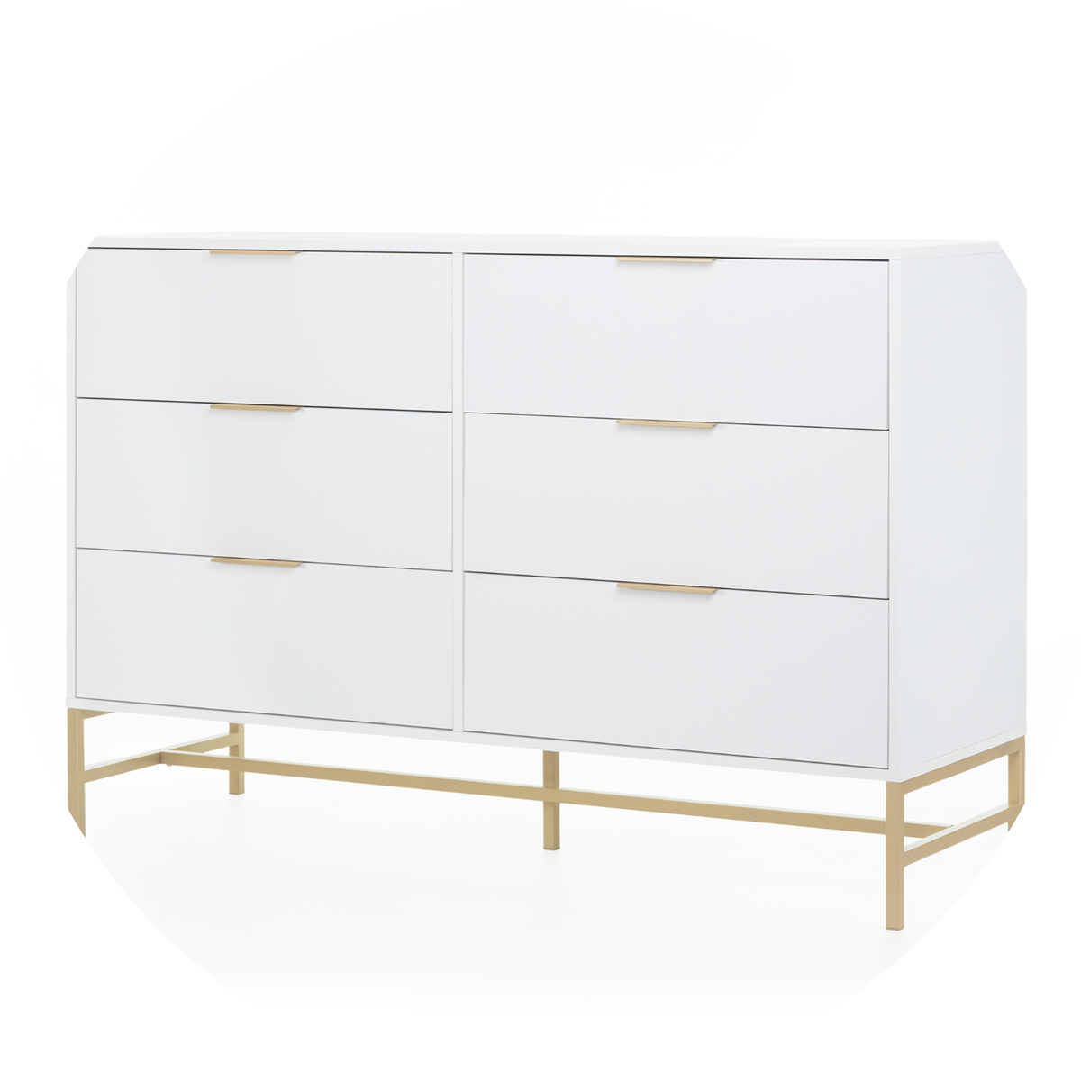 C&ocirc;moda Square 6 Gavetas