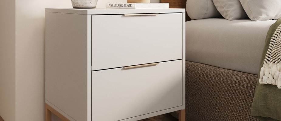 Mesa de cabeceira com gaveta ou nicho: qual funciona melhor para o seu quarto? Mesa de cabeceira com gaveta ou nicho: qual funciona melhor para o seu quarto?